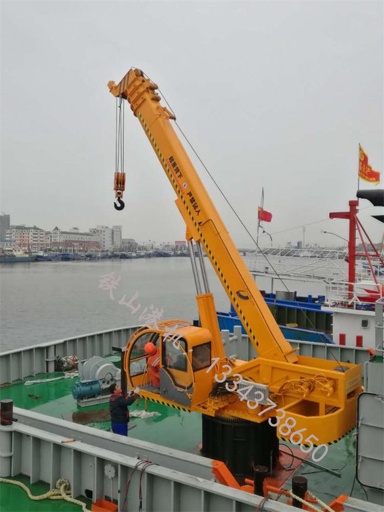 山東臨沂甲板起重機廠家起重機耐沖擊，制動性能好